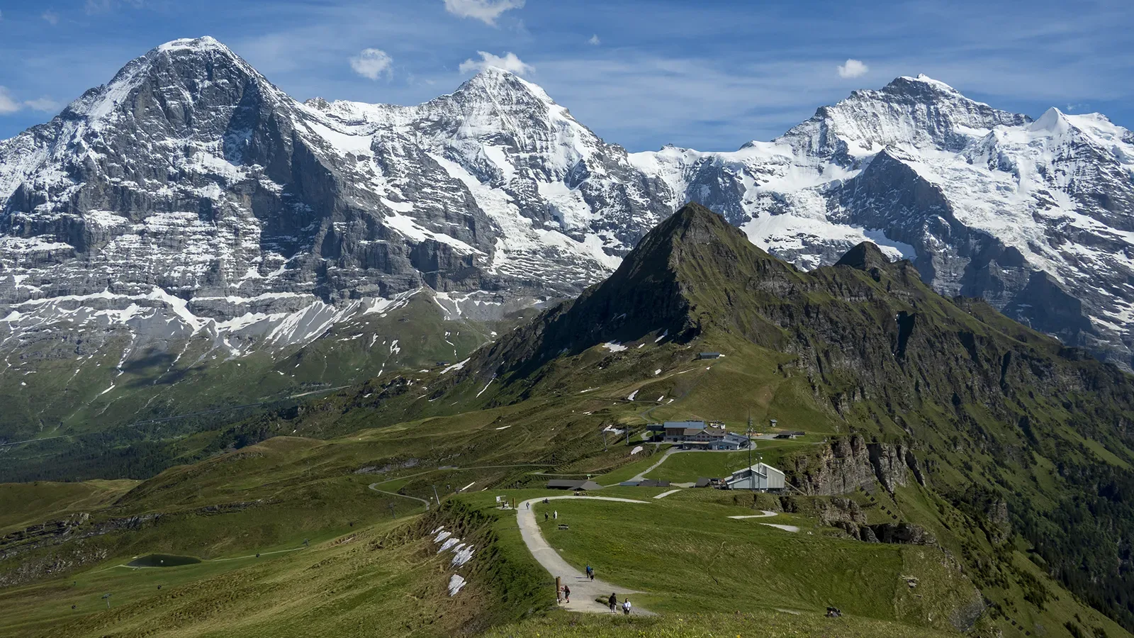 Eiger, Mönch and Jungfrau from Männlichen